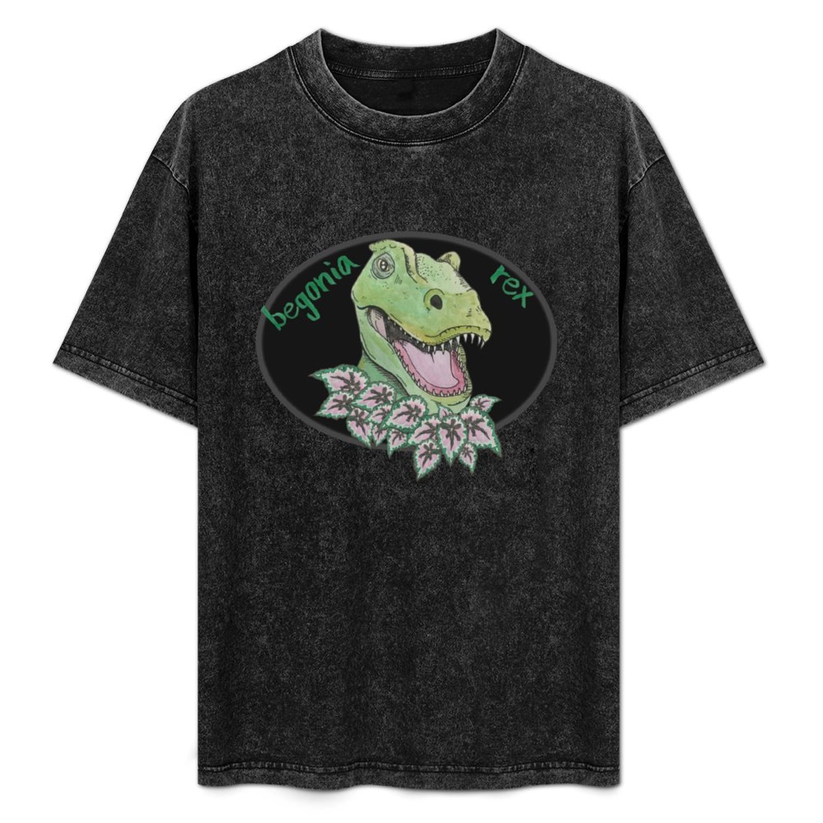 Begonia Rex - T-shirt T rex begonia T-shirt ampia