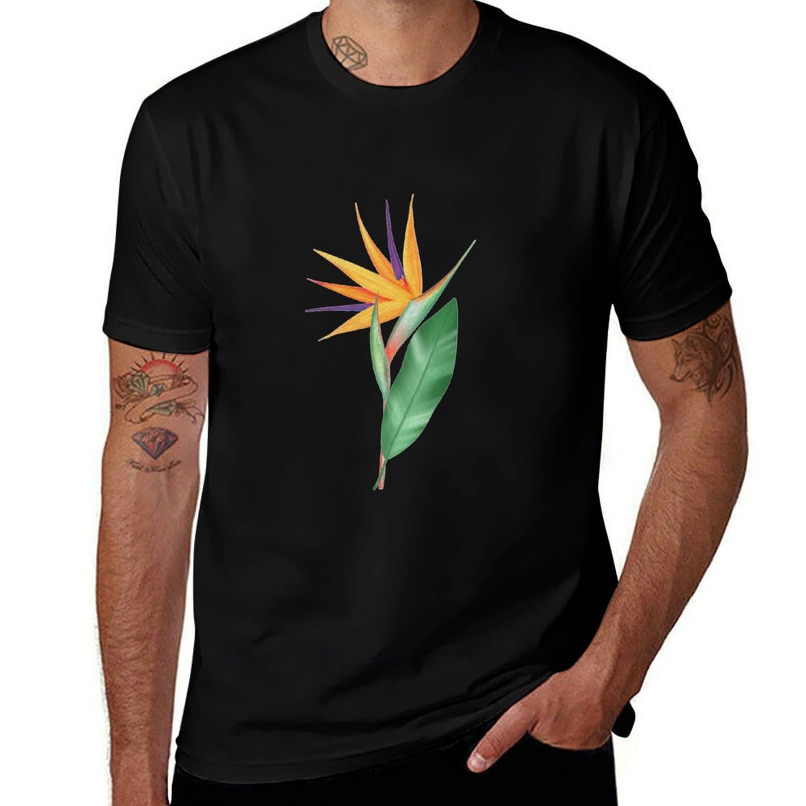 T-shirt con fiore di uccello d - Bird Paradise Strelitzia recensione e prezzo