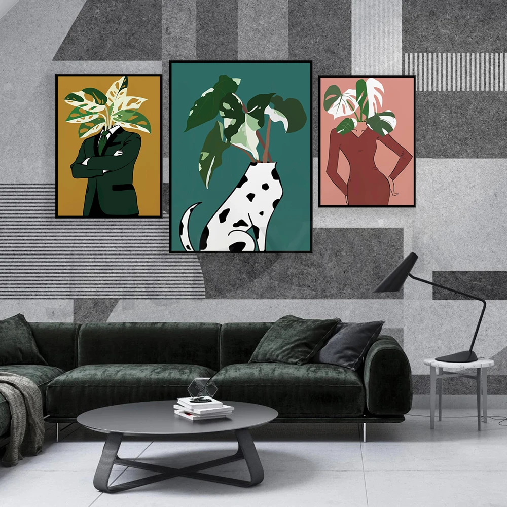 Monstera Albo in un poster di  - Monstera Adansonii recensione e prezzo