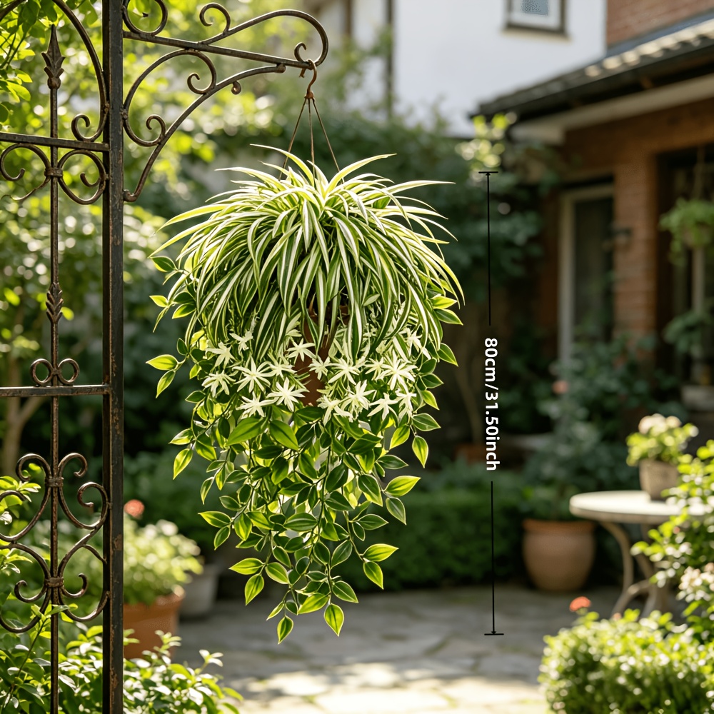 Set di 4 Piante di Ragno Finte - Spider Plant Hanging recensione e prezzo