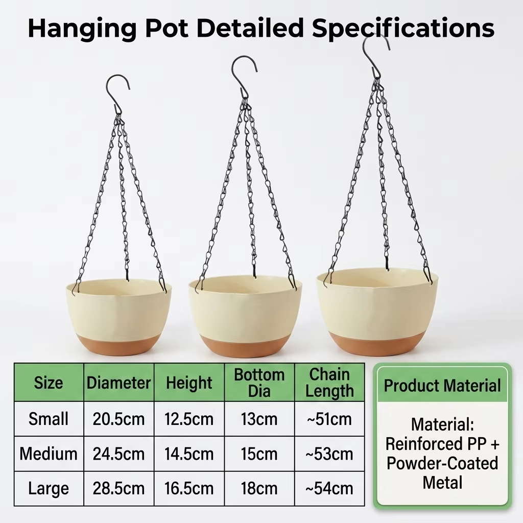 Vasi per Fiori Moderni Bicolor - Spider Plant Hanging recensione e prezzo